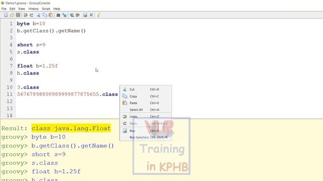 Data types in Groovy Scripting groovy traing telugu 15 смотреть онлайн