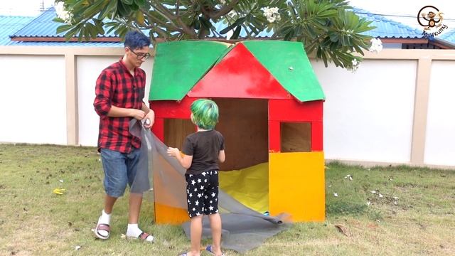 Манкиту  подготавливаем детский домик Милана к 24 часа челлендж. Розыгрыш Гироскутер. МанкиТайм