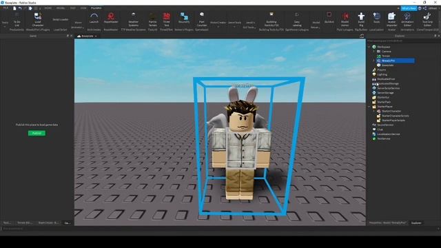 How To Make A CUSTOM CHARACTER | Roblox Studio смотреть онлайн