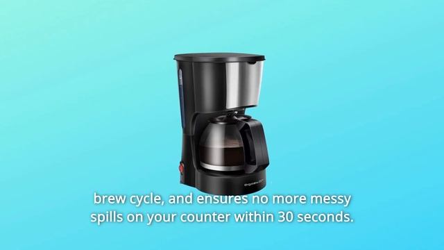Aigostar 4 Cup Drip Coffee Maker смотреть онлайн