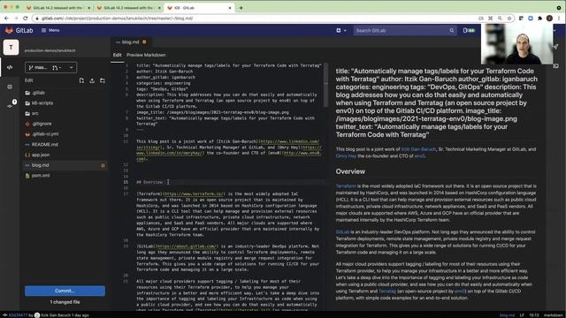 GitLab 14.2 - Preview Markdown live while editing смотреть онлайн