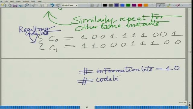 Lec 50 | Principles of Communication-II | Example of Convolutional Code Output| IIT Kanpur смотреть онлайн