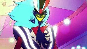 Асмодей поет про Физзаролли, Физзаролли и Асмодей целуются