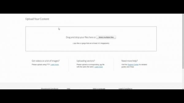 Как зарегистрироваться на Shutterstock