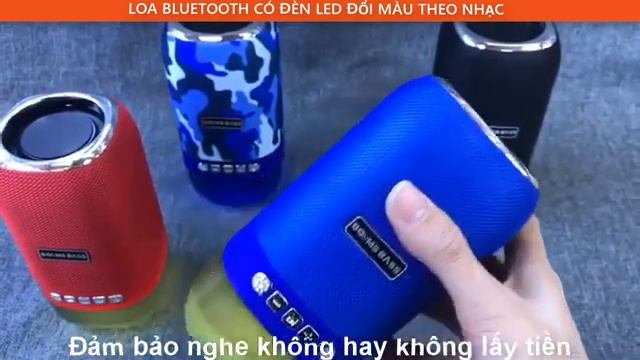 Loa Bluetooth Không Dây, Loa Boombass L22 Có Đèn Led - Bass siêu to - Hỗ trợ thẻ nhớ, Bluetooth смотреть онлайн