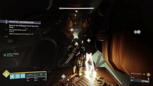 Solo Grandmaster Nightfall - Heist Battleground Moon (Easy Defend Ghost & Boss Cheese) [Destiny 2] смотреть онлайн