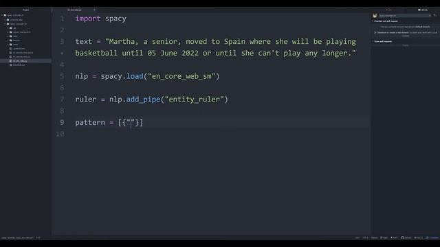 How to Create and Add an EntityRuler in spaCy 3 смотреть онлайн