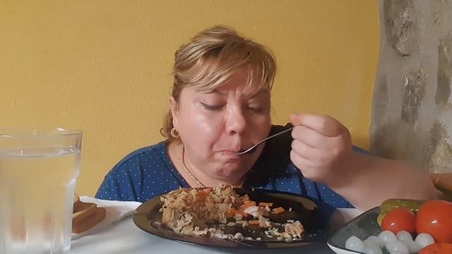МУКБАНГ?плов узбекский? вкус бомба?чуть пальцы не проглотила?MUKBANG?CHICKEN RICE?#mukbang#мукбанг? смотреть онлайн