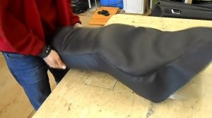 Ремонт мото сиденья от мотоцикла Хонда своими руками. Искусственная кожа на микрофибре.