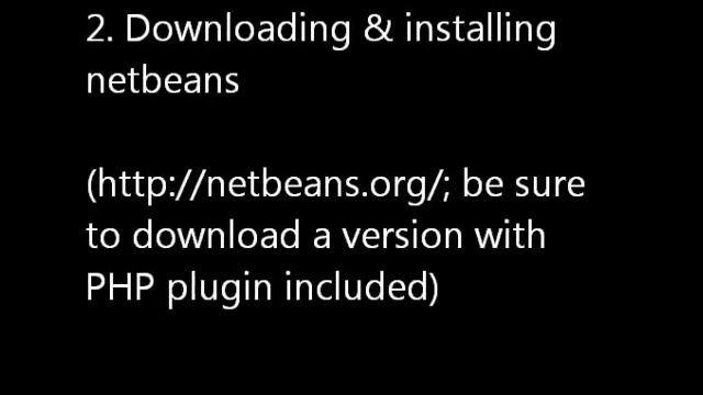 PHP development with Netbeans and WAMP смотреть онлайн