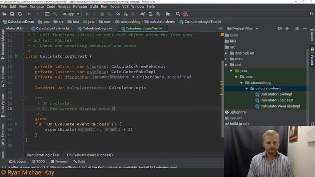 Let's Build An Android App In Kotlin: Presentation Logic W/ Test Driven Development смотреть онлайн