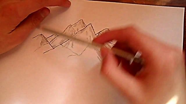 Видео: как нарисовать горы? смотреть онлайн