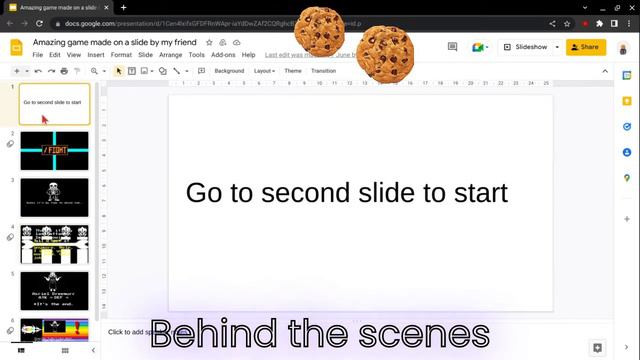 Undertale recreated in Google Slides смотреть онлайн
