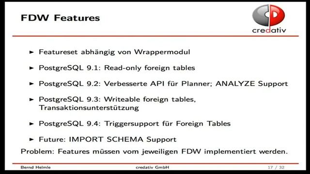 Bernd Helmle: Database Federation mit PostgreSQL смотреть онлайн