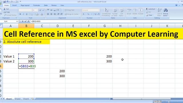 Cell Reference in Microsoft Excel in Hindi | Excel Me Cell Reference | Cell Reference in Excel смотреть онлайн
