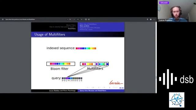 DSB2021 - On the fly detection of Bloom filter false positives [...] смотреть онлайн