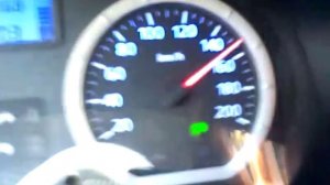 Renault Logan Разгон до максимальной скорости