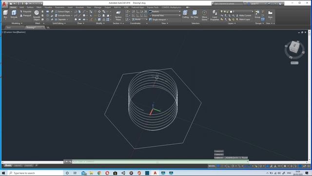 AutoCAD 3D Nut | AutoCAD tutorial and Rendering | Mechanical Engineering смотреть онлайн