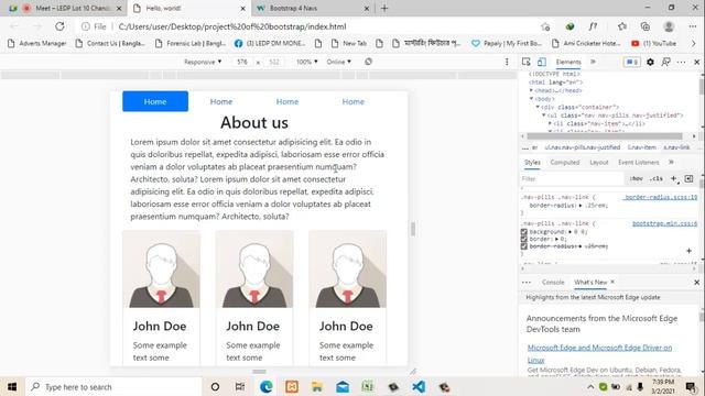 Bootstrap Navigation Bar Bangla Tutorial Part 12 | Learn Bootstrap Bangla Tutorial Step By Step смотреть онлайн