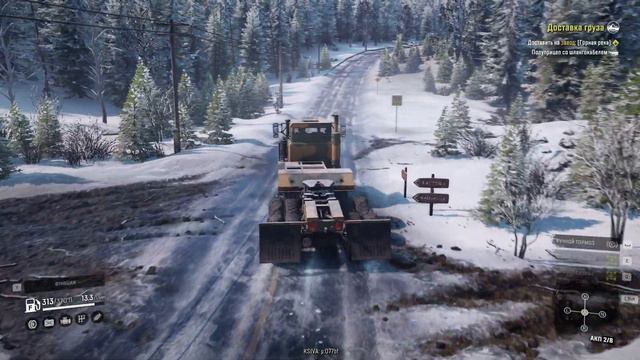 SnowRunner HD Аляска #83 (Северный порт/Белая долина/Горная река/Залив Педро) (без коммент.) 1440p6 смотреть онлайн