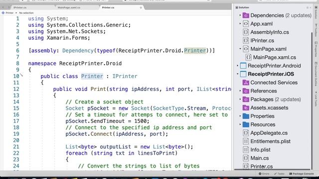 Xamarin Forms Receipt Printing (Tutorial) смотреть онлайн
