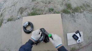 Установка пневмобаллонов в задние пружины Ланоса 1.5  Подкачка снаружи