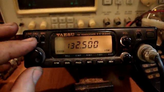 Yaesu FT-2200 показания S-метра в АМ и ЧМ режимах смотреть онлайн