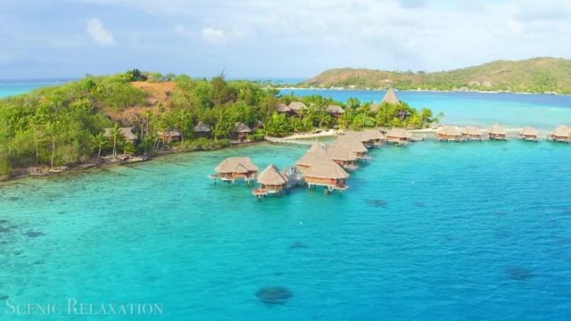 French Polynesia 4K - Scenic Relaxation Film With Calming Music