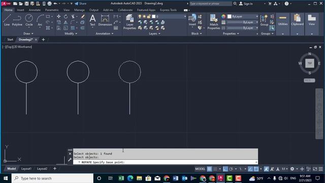 AutoCAD 2023: Modify Tool Commands #1, Move, Copy, Rotate, Mirror смотреть онлайн