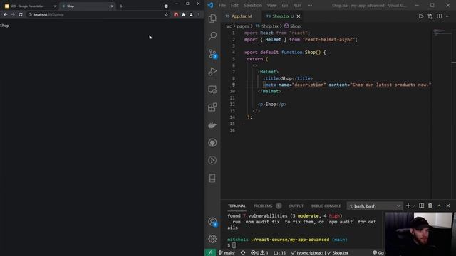 React Course - Advanced - SEO смотреть онлайн