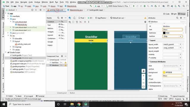How to create snack bar in android | malayalam смотреть онлайн