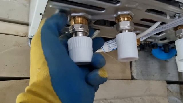 Установка настенного двухконтурного котла смотреть онлайн