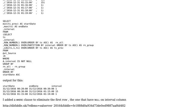 Databases: T-SQL to Group time interval change by date range in sql server (2 Solutions!!) смотреть онлайн