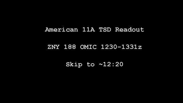 American 11A TSD Track Read Out (for JREF discussion) смотреть онлайн
