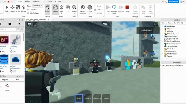 ROBLOX REALISTIC GORE SYSTEM UNCOPYLOCKED смотреть онлайн