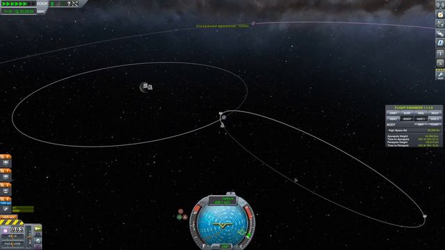 Выход на орбиту Муны! – KSP 1.8.1 Хардкорное Прохождение #5 смотреть онлайн