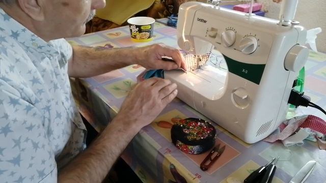 Шьем из лоскутов сушилку для посуды на кухню. смотреть онлайн