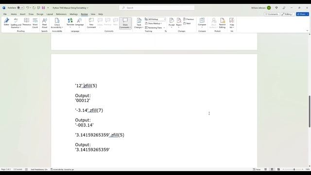 Python TV43 Manual String Formatting смотреть онлайн