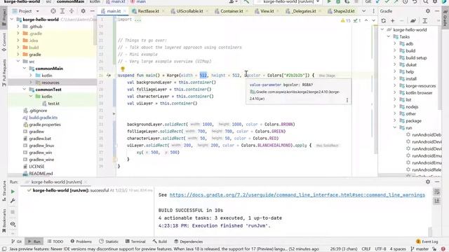 Korge Tip 10: Rendering views in specific layers using containers смотреть онлайн