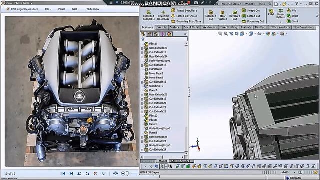 InterCooler : 3D Modeling Nissan GTR - R35 | Part 19.3 смотреть онлайн