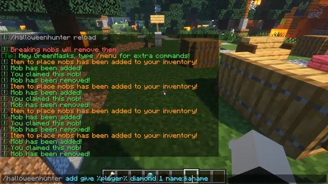 Minecraft Script/Plugin Showcase | Halloween Hunter смотреть онлайн