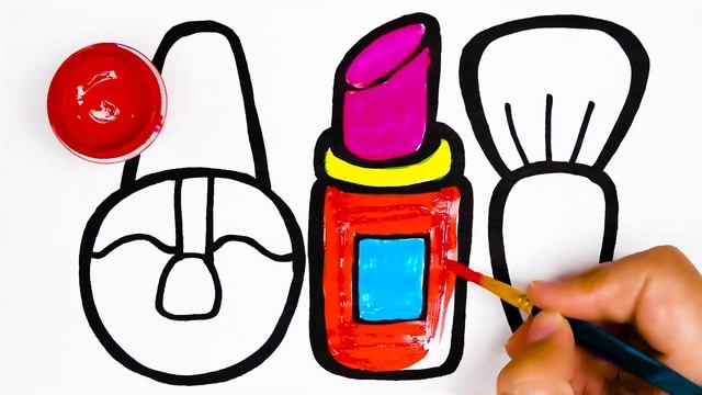Bolalar uchun kosmetika chizish Draw cosmetics for children Рисуем косметику для детей смотреть онлайн