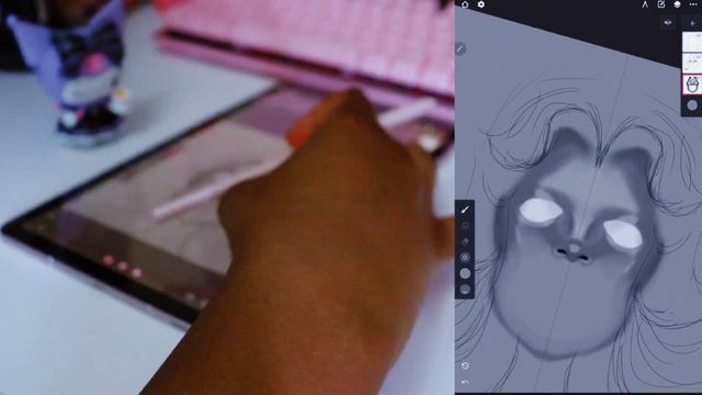 Cozy Draw with me ep.5 || infinite painter, Samsung Tab s6 Lite смотреть онлайн