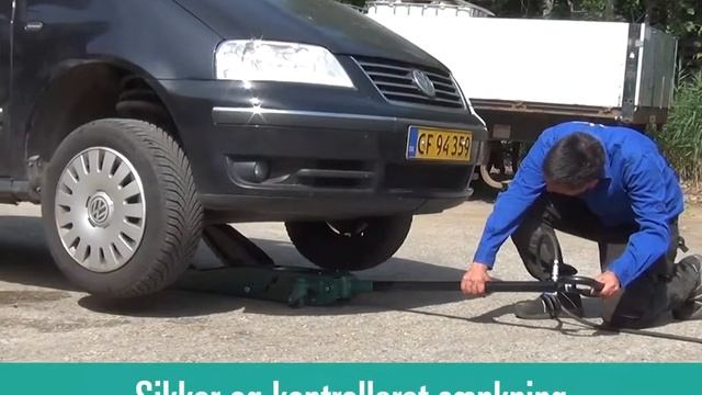 Подкатной пневмогидравлический домкрат Compac A1,6T-77 Luftdonkraft смотреть онлайн