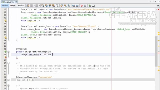 Curso Java Intermedio #54 | Proyecto final – Como cambiar el icono a un JFrame смотреть онлайн