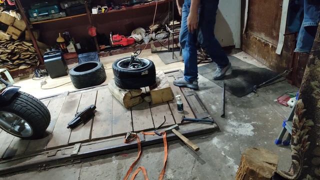 #Kugoo C7 Замена плохих покрышек на нормальные #skyboard.