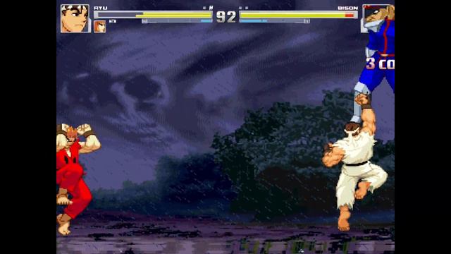 Street Fighter 2 Victory (MUGEN) - Ryu e Ken VS Bison смотреть онлайн