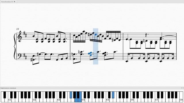 Иоганн Себастьян Бах - Джаз-вальс (Инвенция №15) \ аранжировка для фортепиано смотреть онлайн