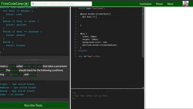FCC - Use @if and @else To Add Logic To Your Styles - SOLUTION !!! смотреть онлайн