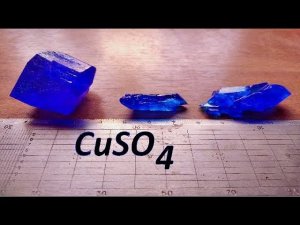 КАК ВЫРАСТИТЬ КРИСТАЛЛЫ МЕДНОГО КУПОРОСА И КАК ОНИ ГОРЯТ. ВЫРАЩИВАЕМ СИНИЕ КРИСТАЛЛЫ ДОМА
